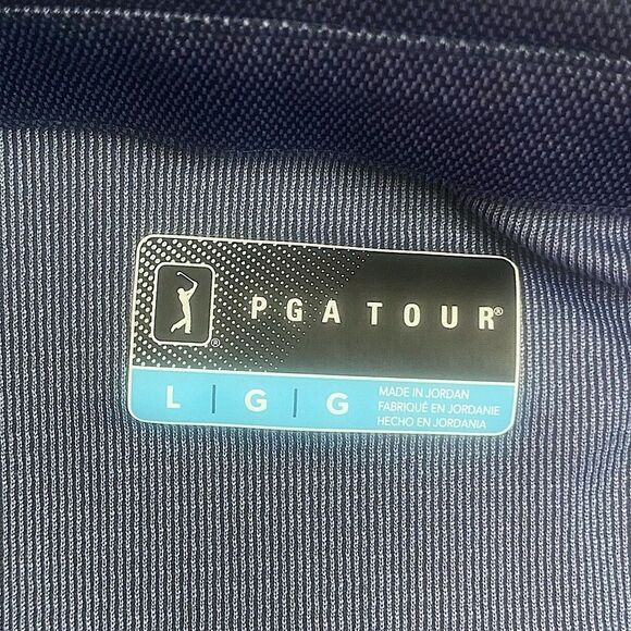 PGA Tour Mens Size Large Polo Golf Shirt Classic Preppy Classiccore Sporty Basic - Picture 2 of 7